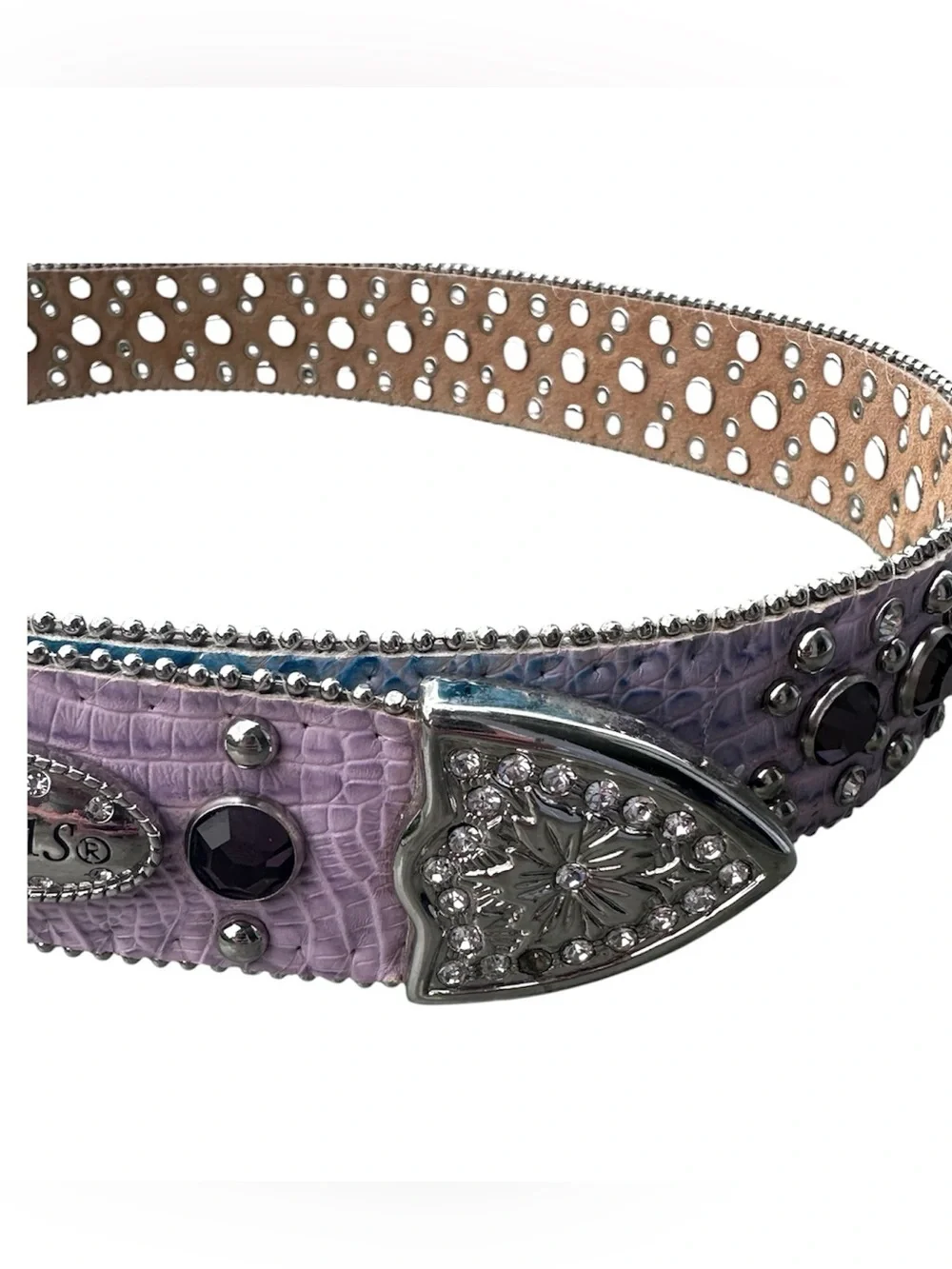 Atlas Rhinestone Western Belt Cowgirl Glam Bling Crystal Studded Statement Belt